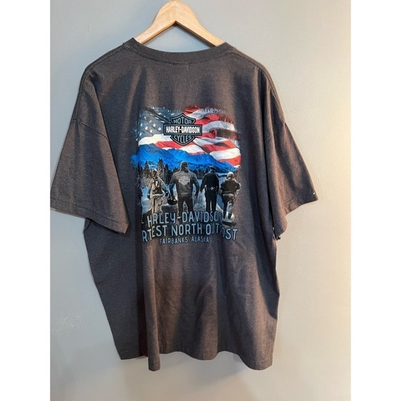 Harley Davidson men’s two XL Alaska T-shirt - Picture 1 of 10